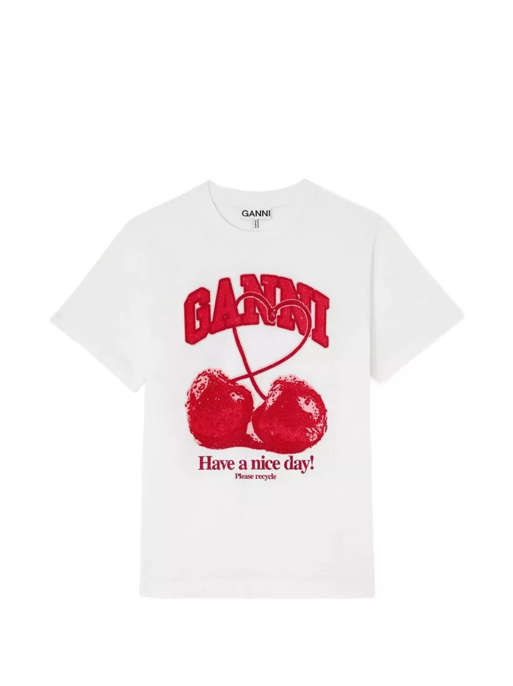 Ganni T-shirt in cotone stampato