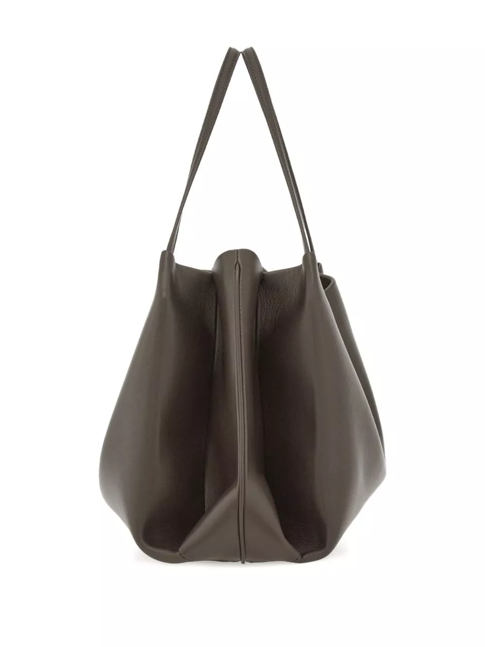 Ferragamo Borsa a spalla in pelle grande, view 2