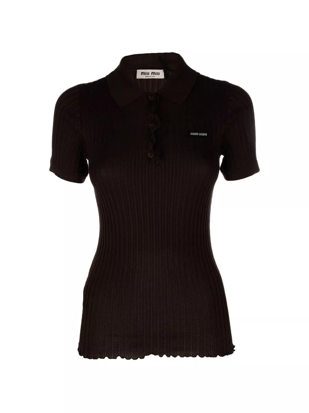 Miu Miu La polo in seta