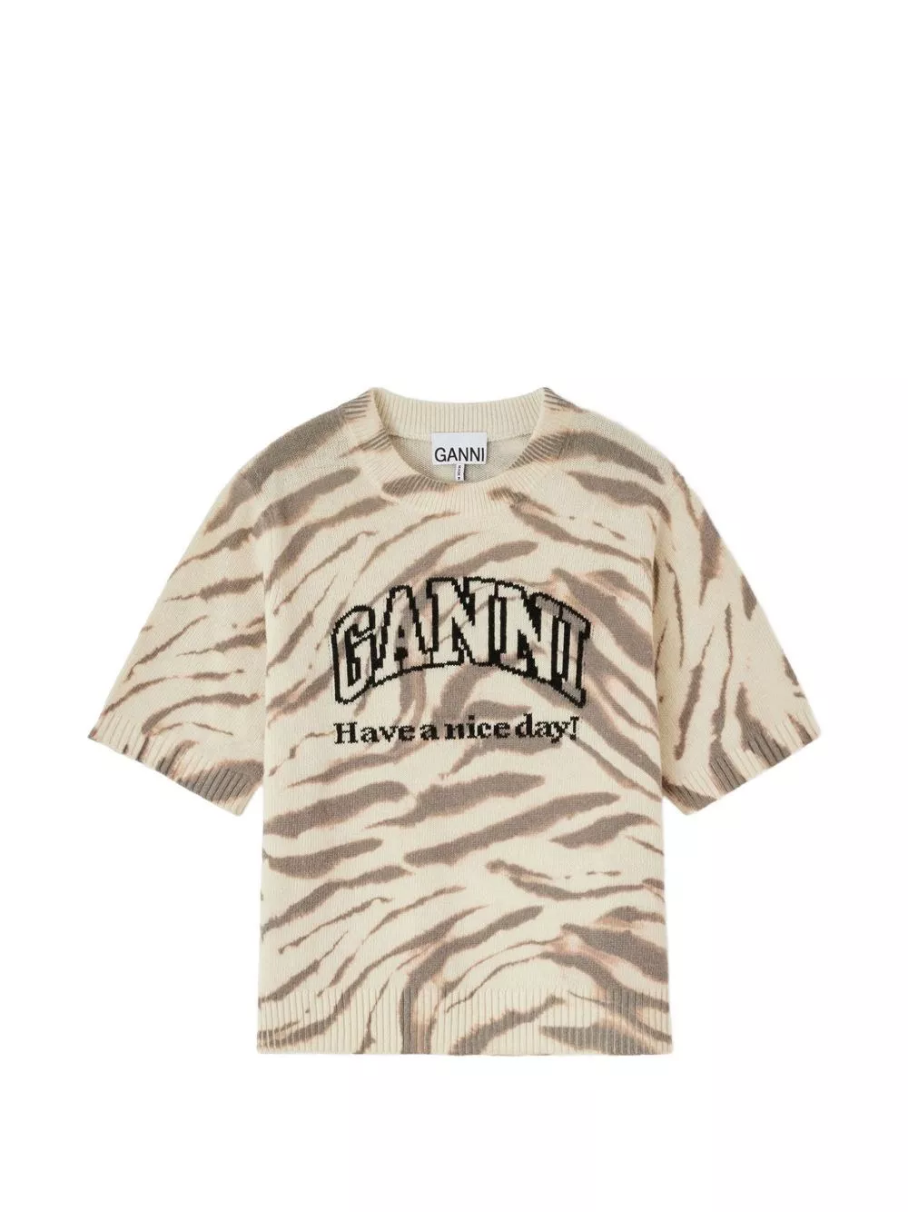 Ganni T-shirt in lana