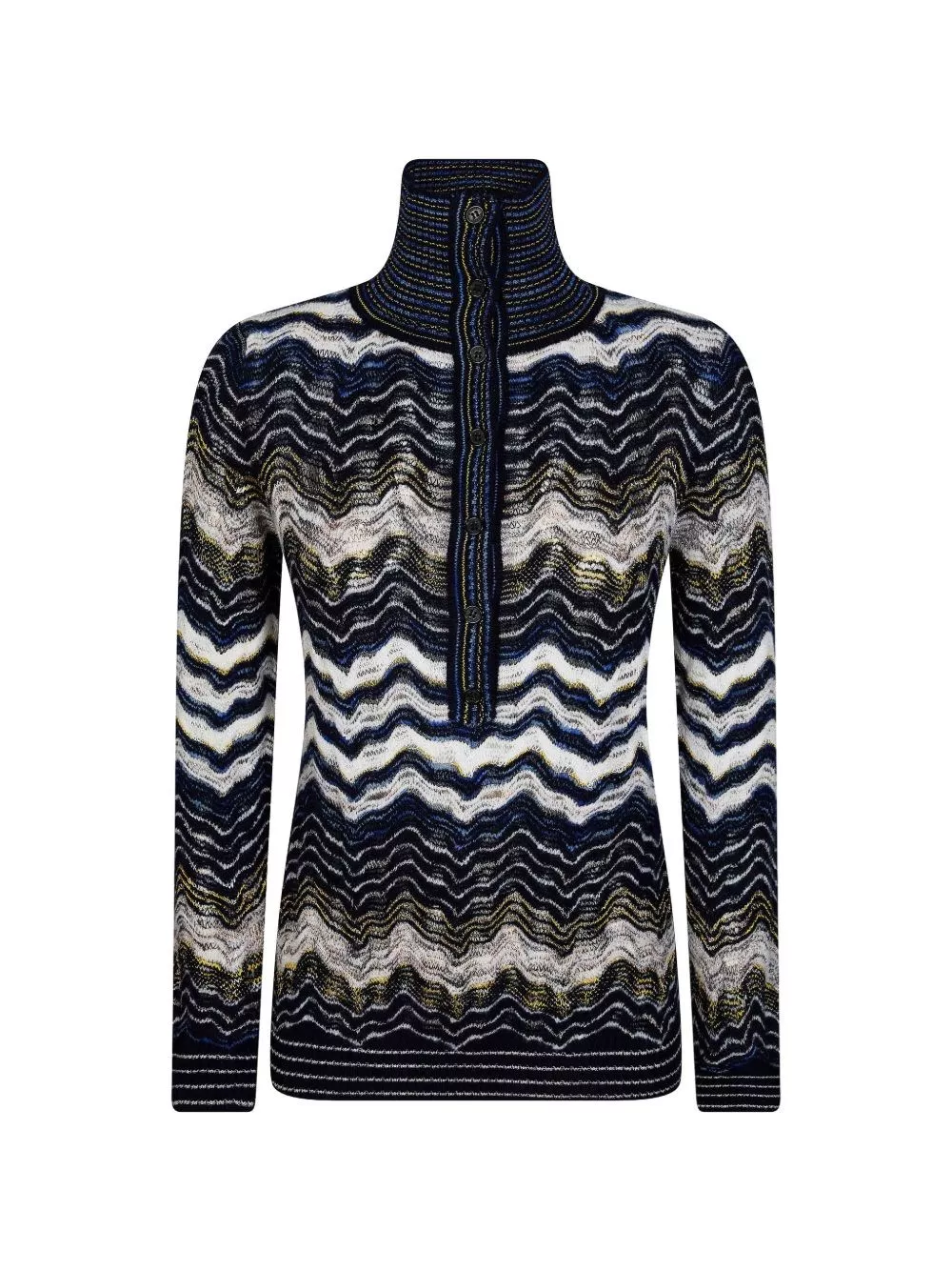 Missoni Polo shirt con motivo zig zag