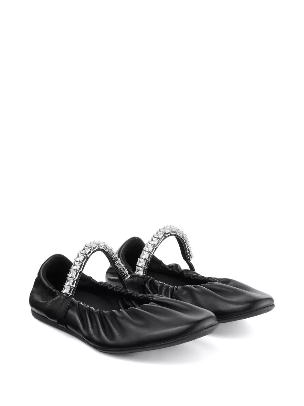 Jimmy Choo Ballerine in pelle Jade