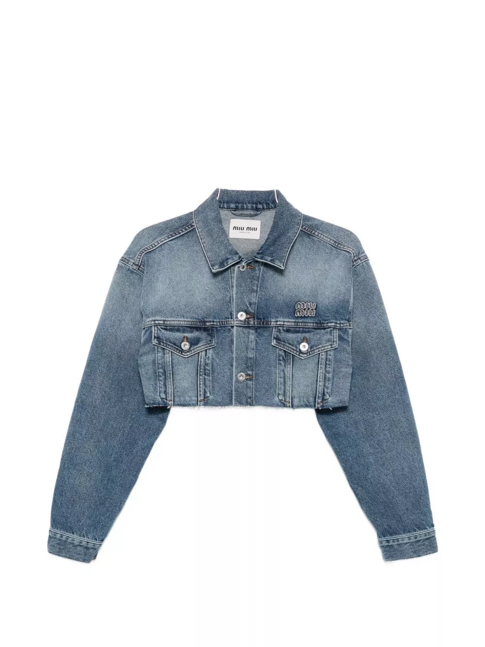 Miu Miu Giacca in denim di cotone
