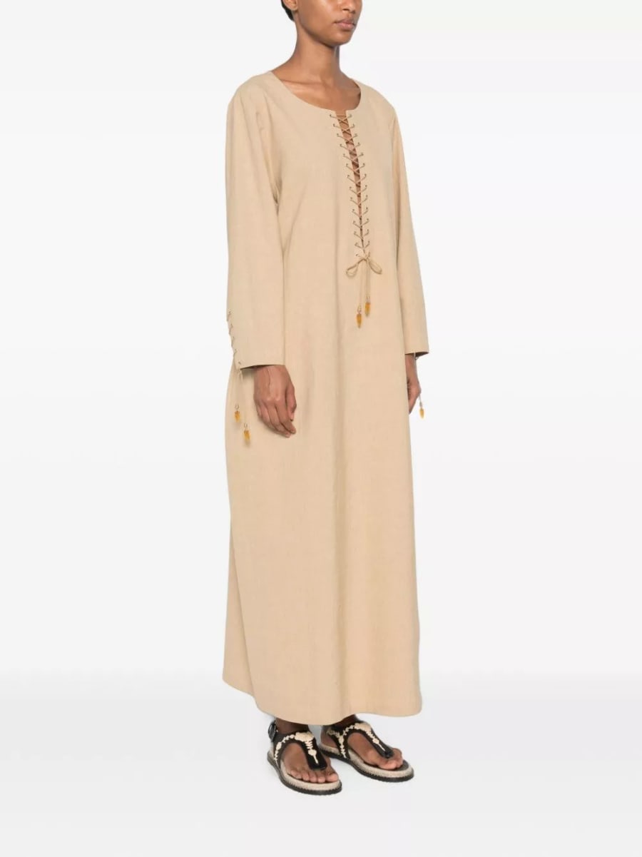 Tory Burch Kaftano in lino, view 4
