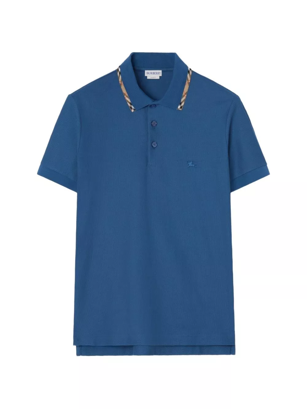 Burberry la polo in cotone con logo