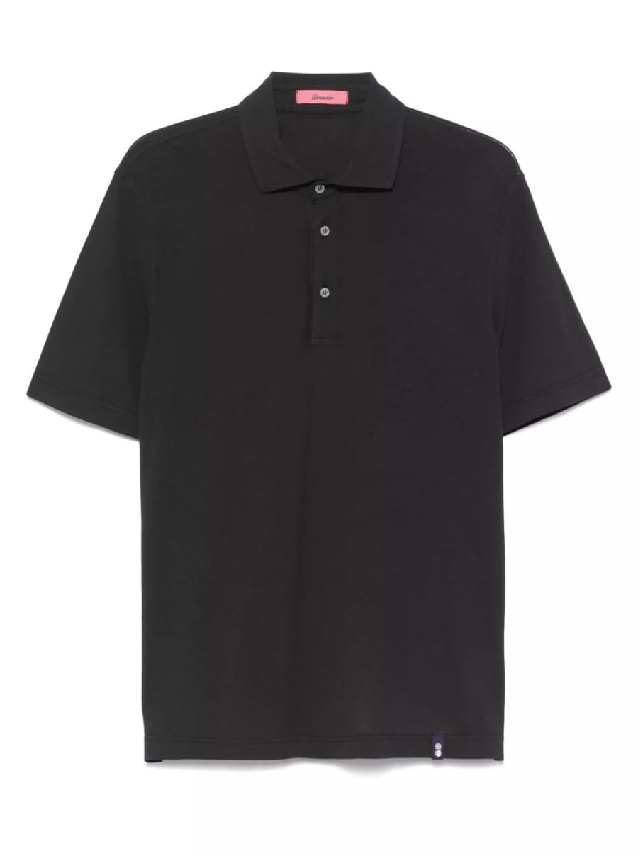 Drumohr la polo in cotone, view 6
