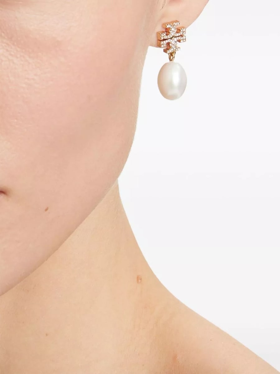 Tory Burch Orecchini perla Kira, view 3