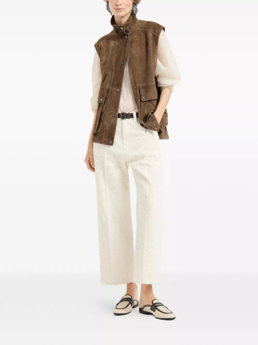 Brunello Cucinelli Pantaloni in cotone, view 3