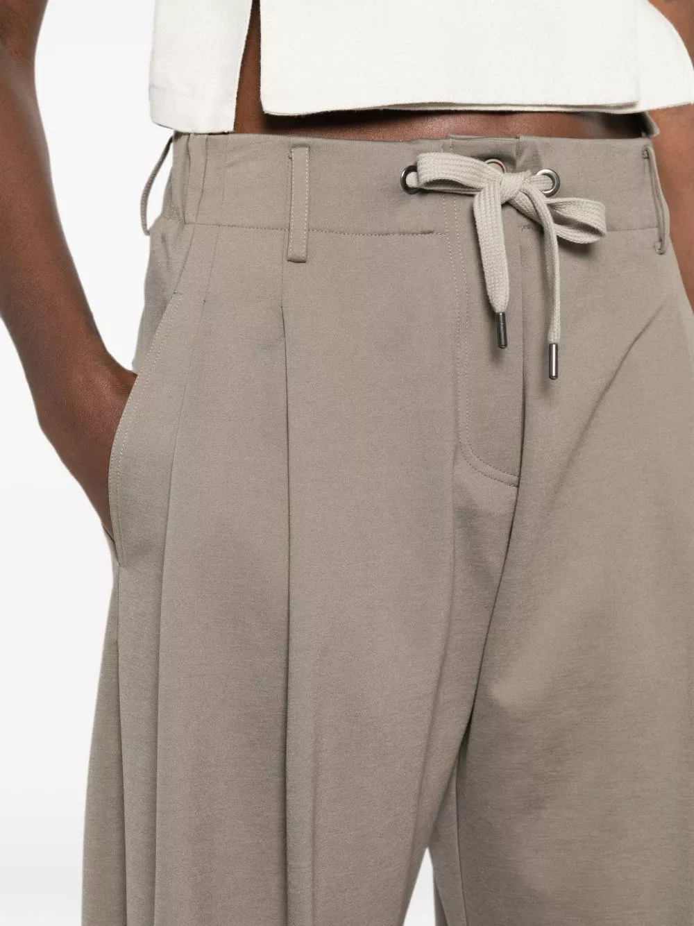 Brunello Cucinelli Pantaloni in misto cotone, view 2