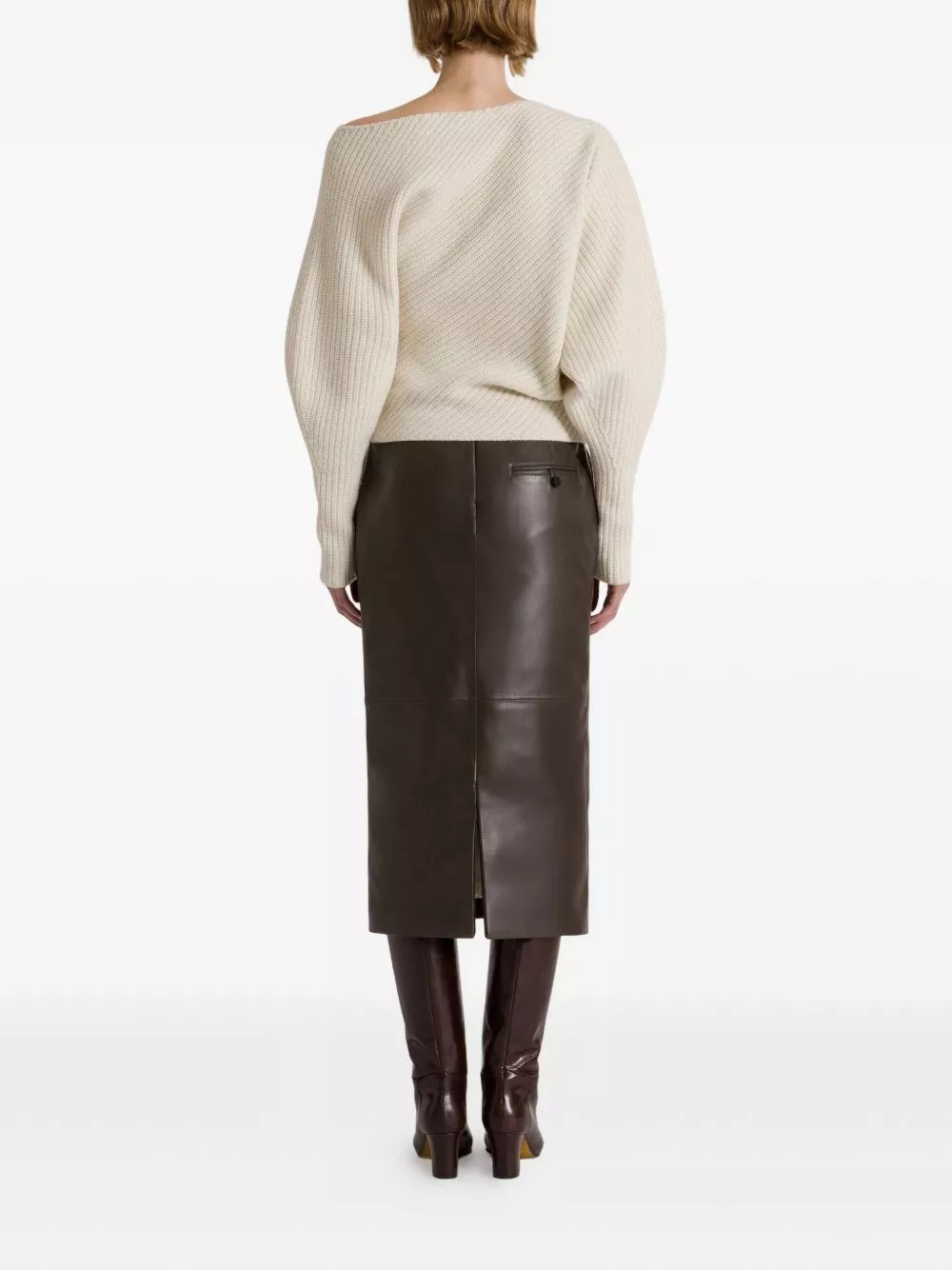 Alberta ferretti Maglione in lana e cashmere, view 2
