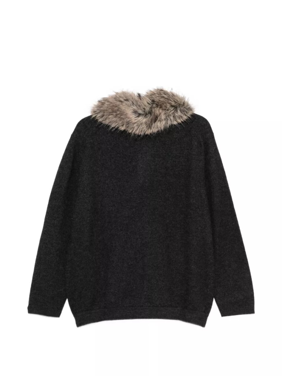 Semicouture Cardigan in lana Arabella, view 2