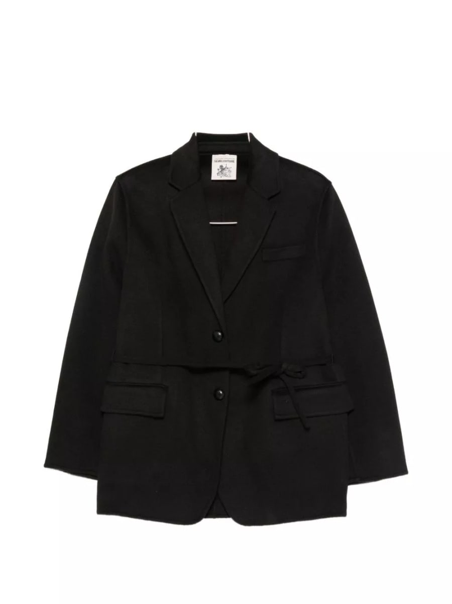Semicouture Giacca in lana Corine a un petto