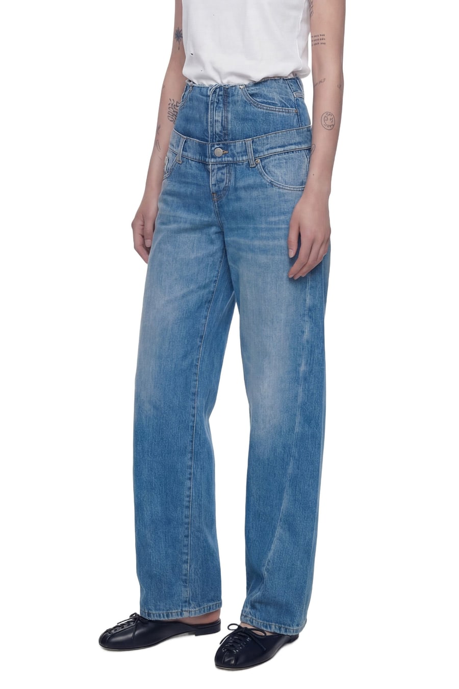 NVL GARDE Double Layer Jeans, view 2