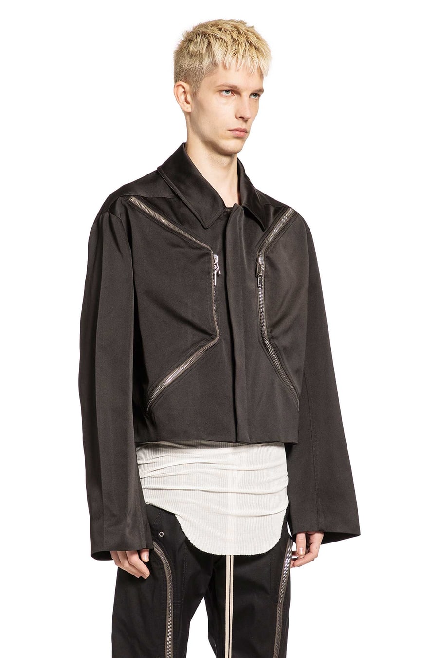 Rick Owens Temple Heizer Mac JKT, view 3