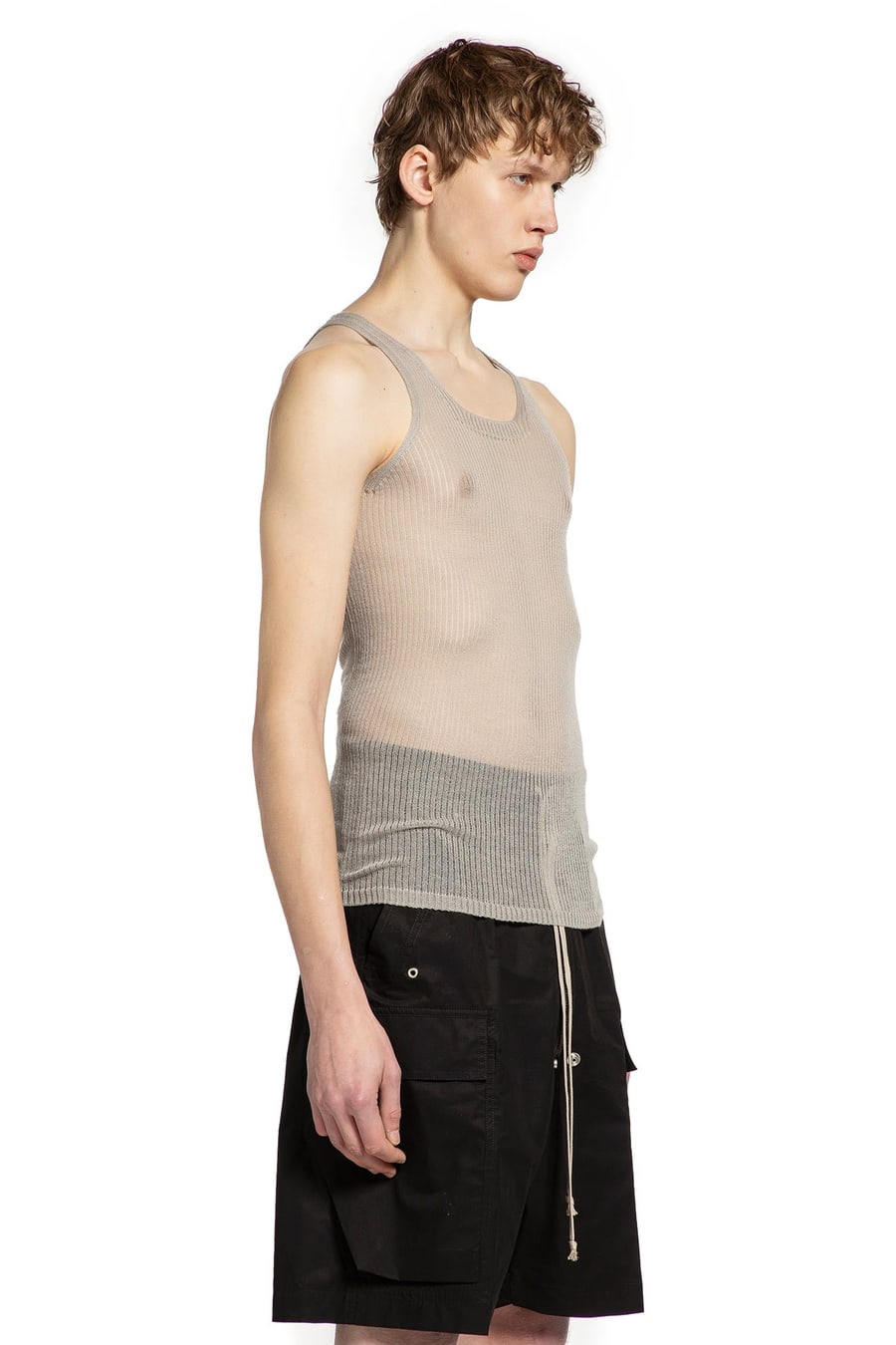 Rick Owens Temple Knit Tank, view 3
