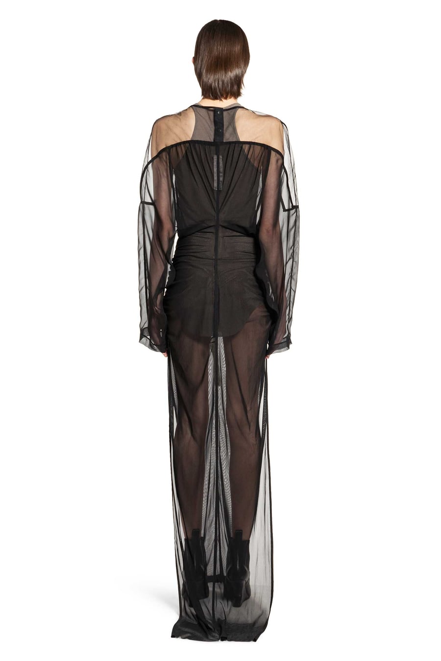 Rick Owens Temple Collage Gown, view 4