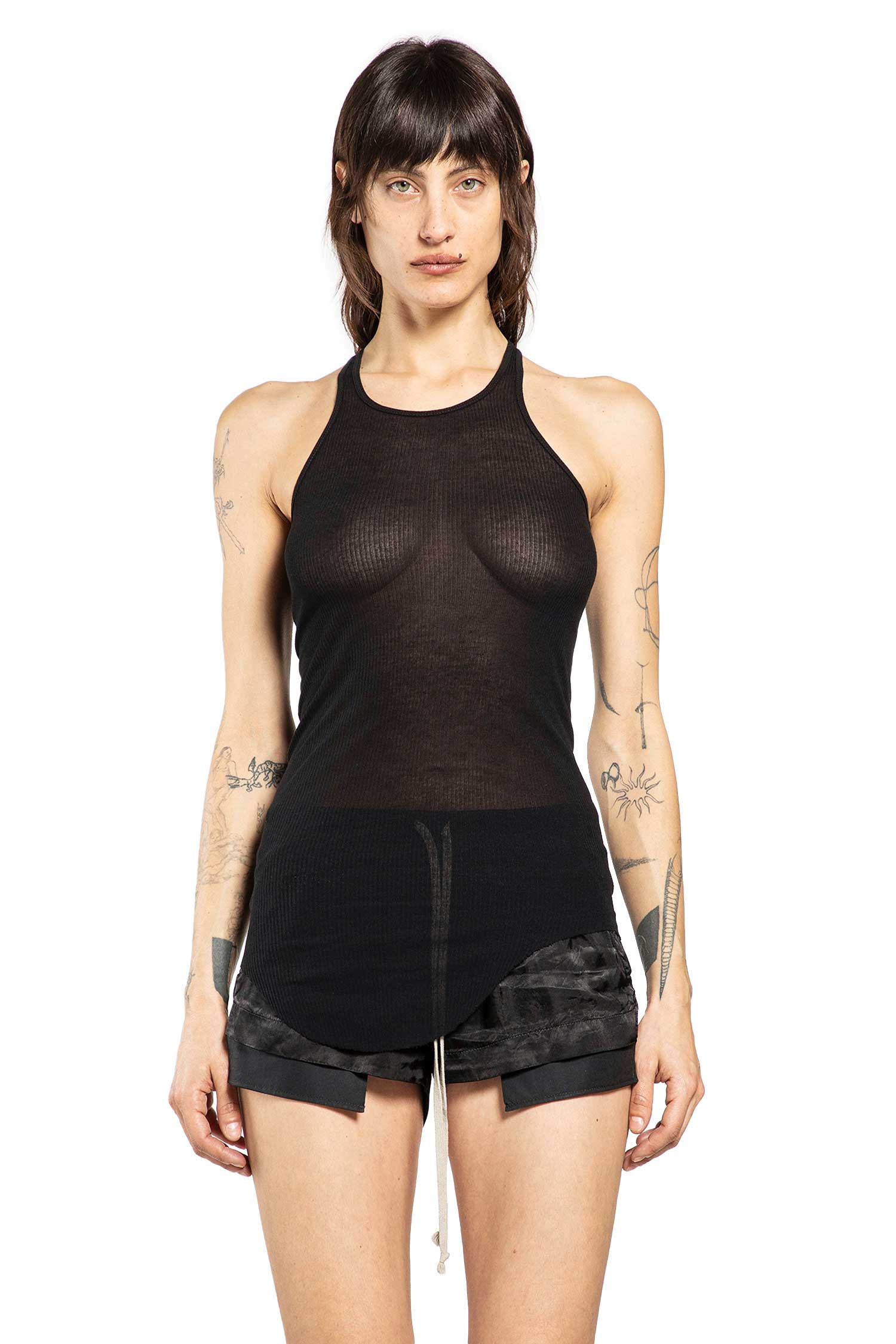 Rick Owens Temple Basic Rib Tank, view 2