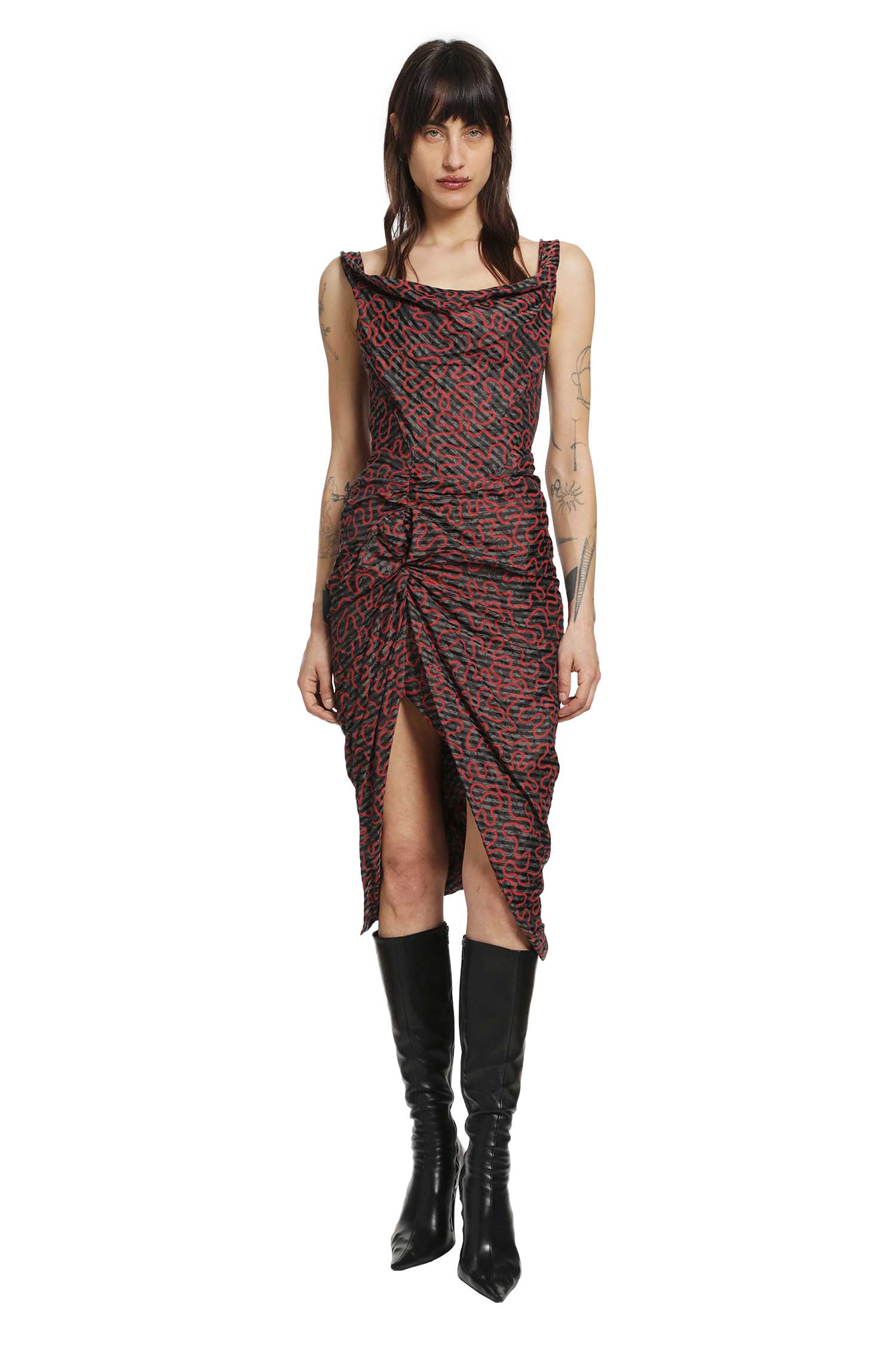 Vivienne Westwood Sleeveless Side Panther Dress