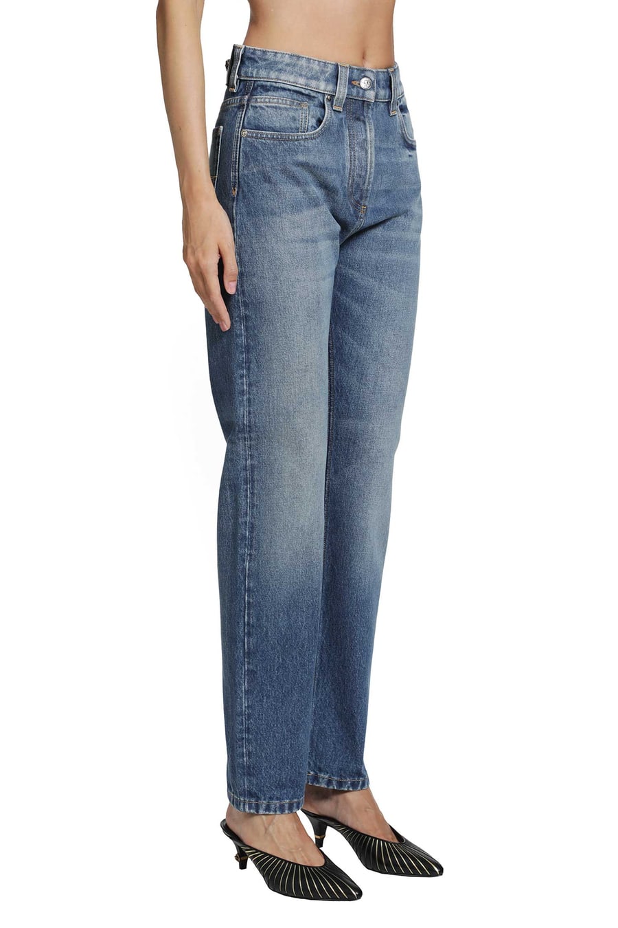 Versace Straight 5 Pocket Jeans, view 3