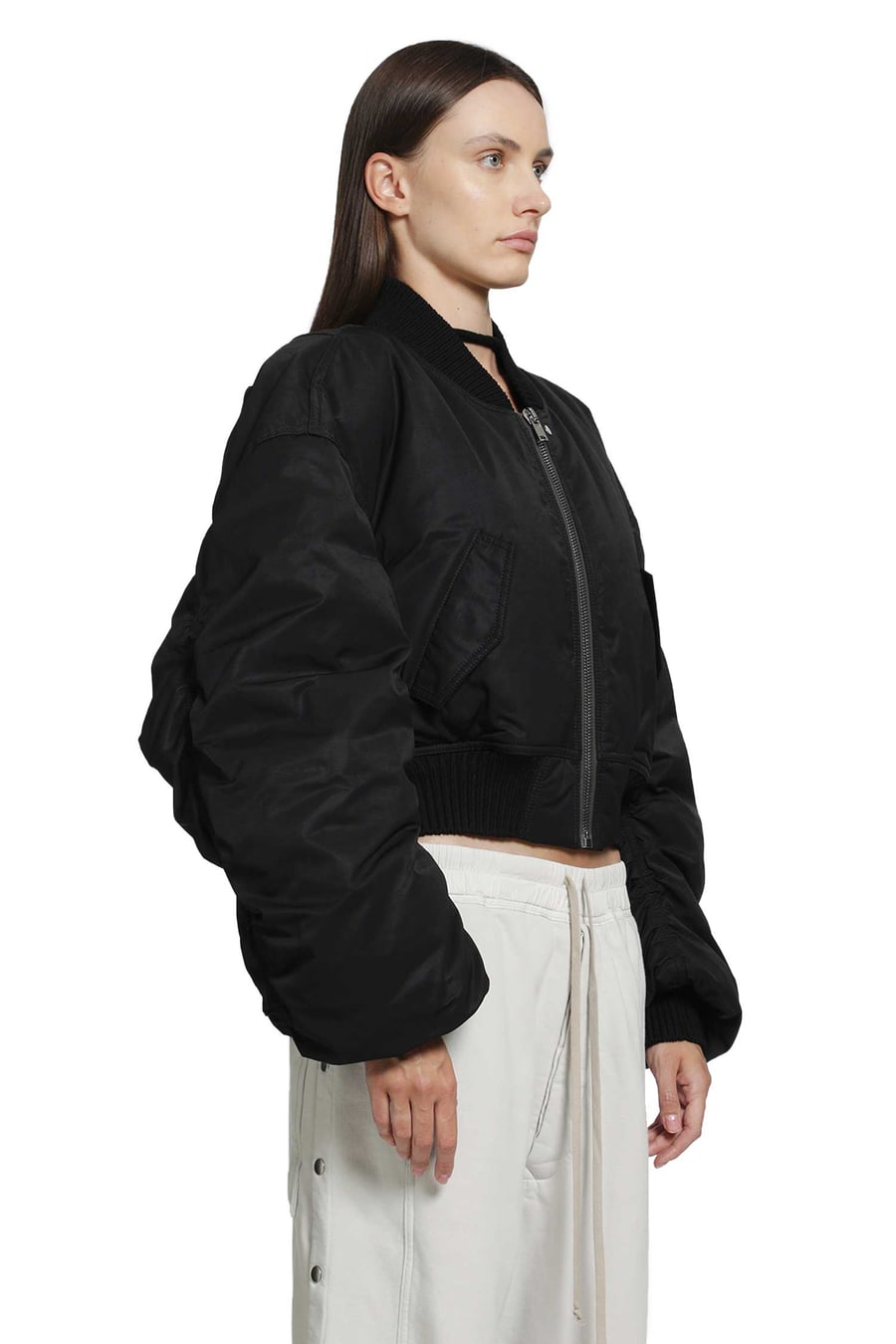 Rick Owens Tower Secchia Fight Jacket, view 3
