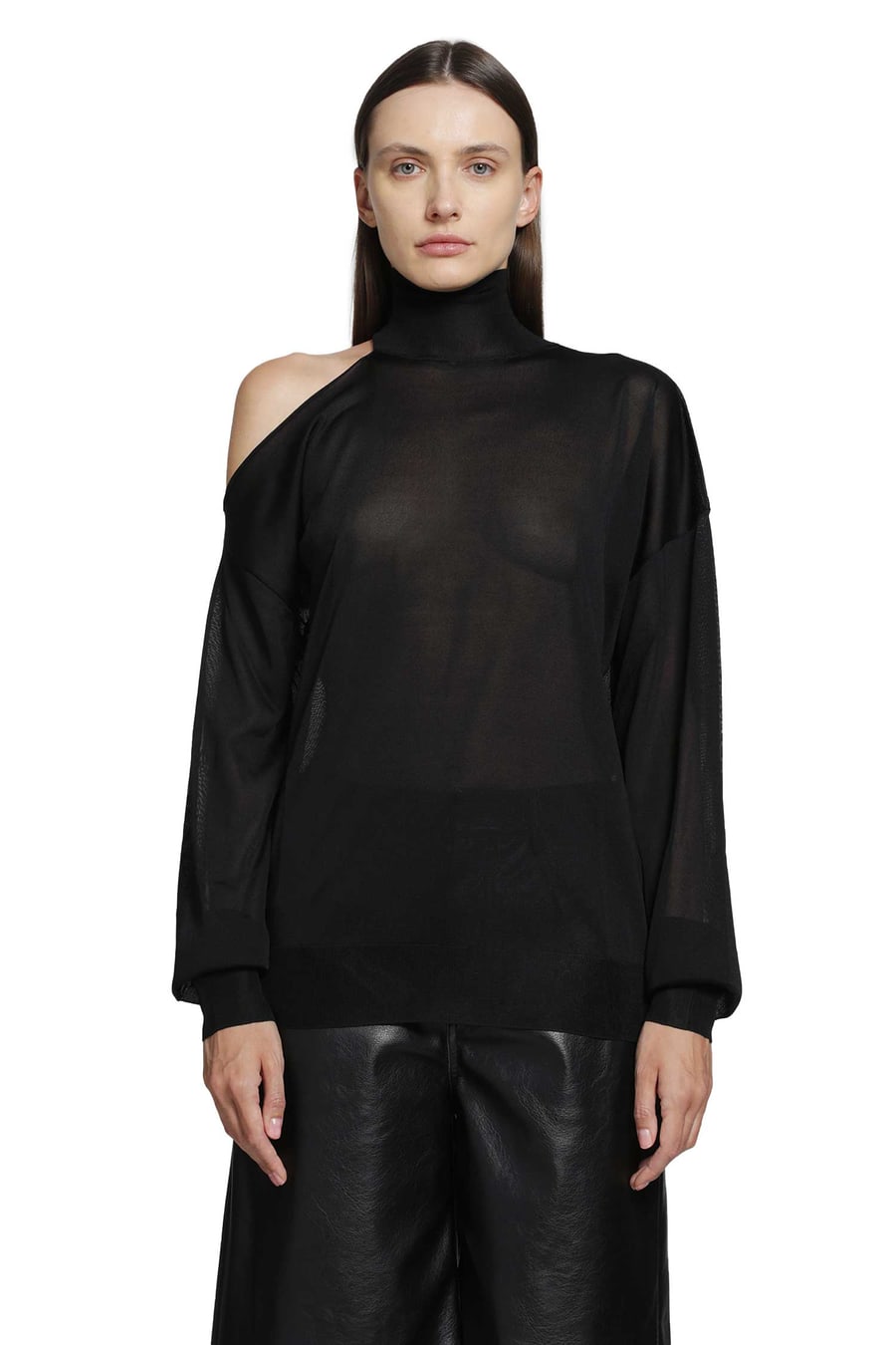 Fendi Cut-Out Turtleneck Top, view 2