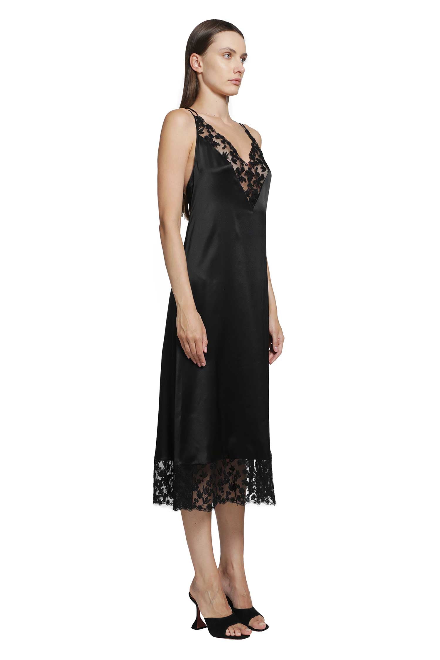Fendi Silk and Lace Dress, view 2