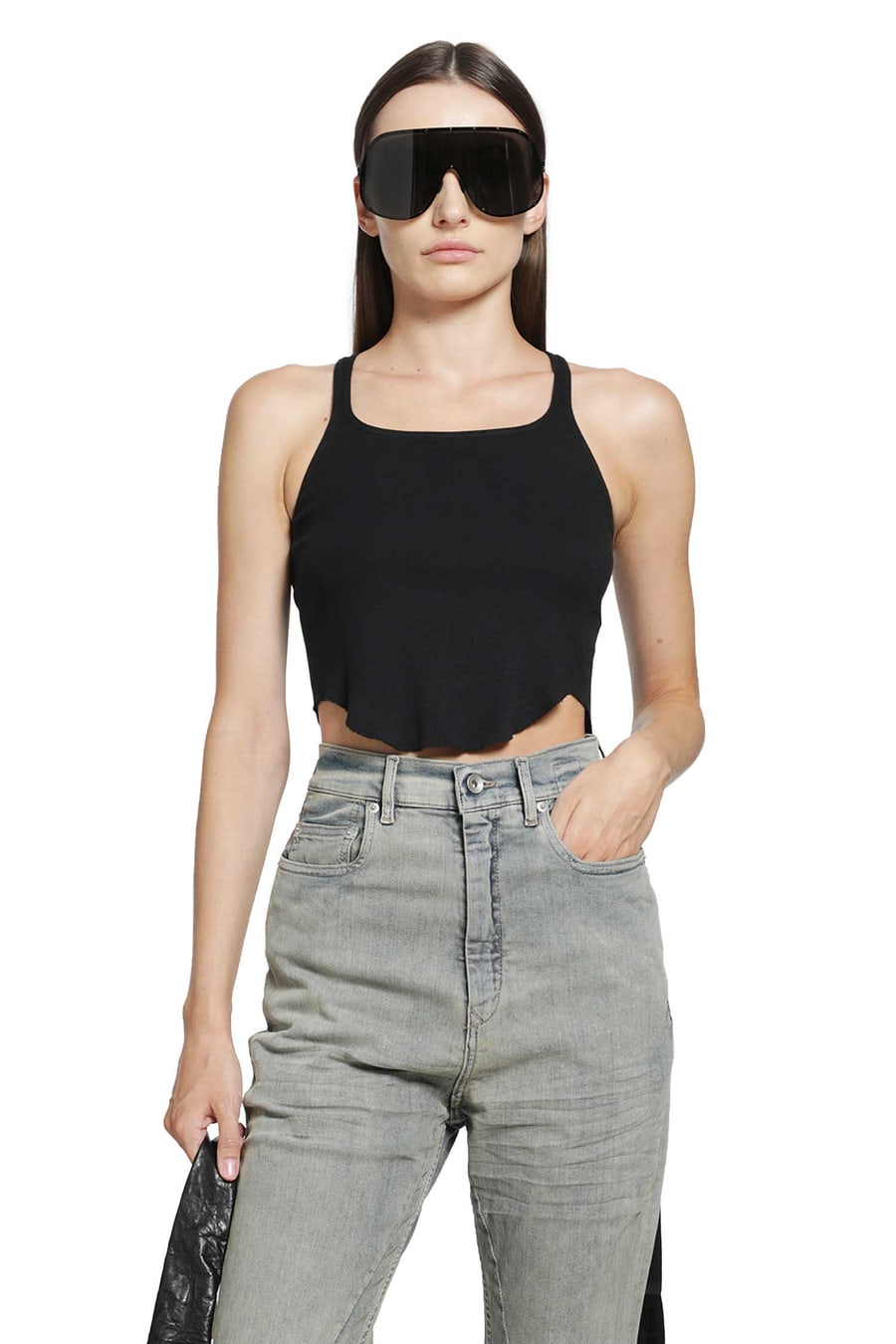Rick Owens DRKSHDW Tower Basic Tank Cropped