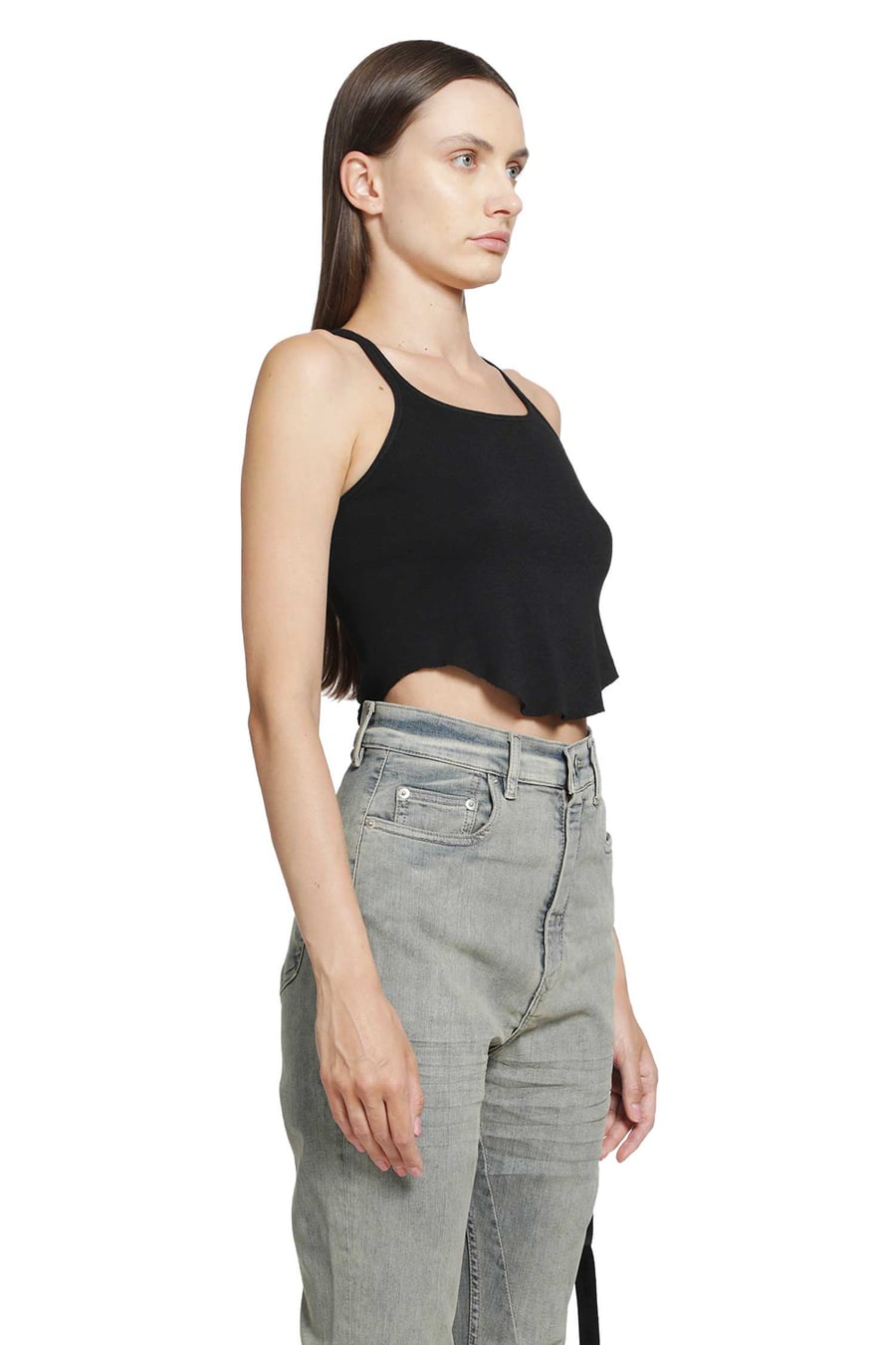 Rick Owens DRKSHDW Tower Basic Tank Cropped, view 3