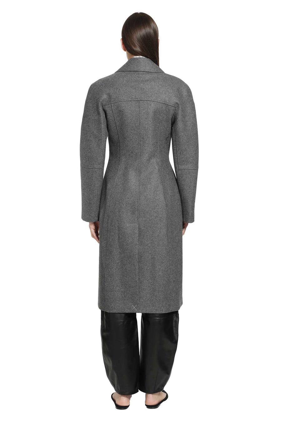 Jil Sander Melange Wool Coat, view 4