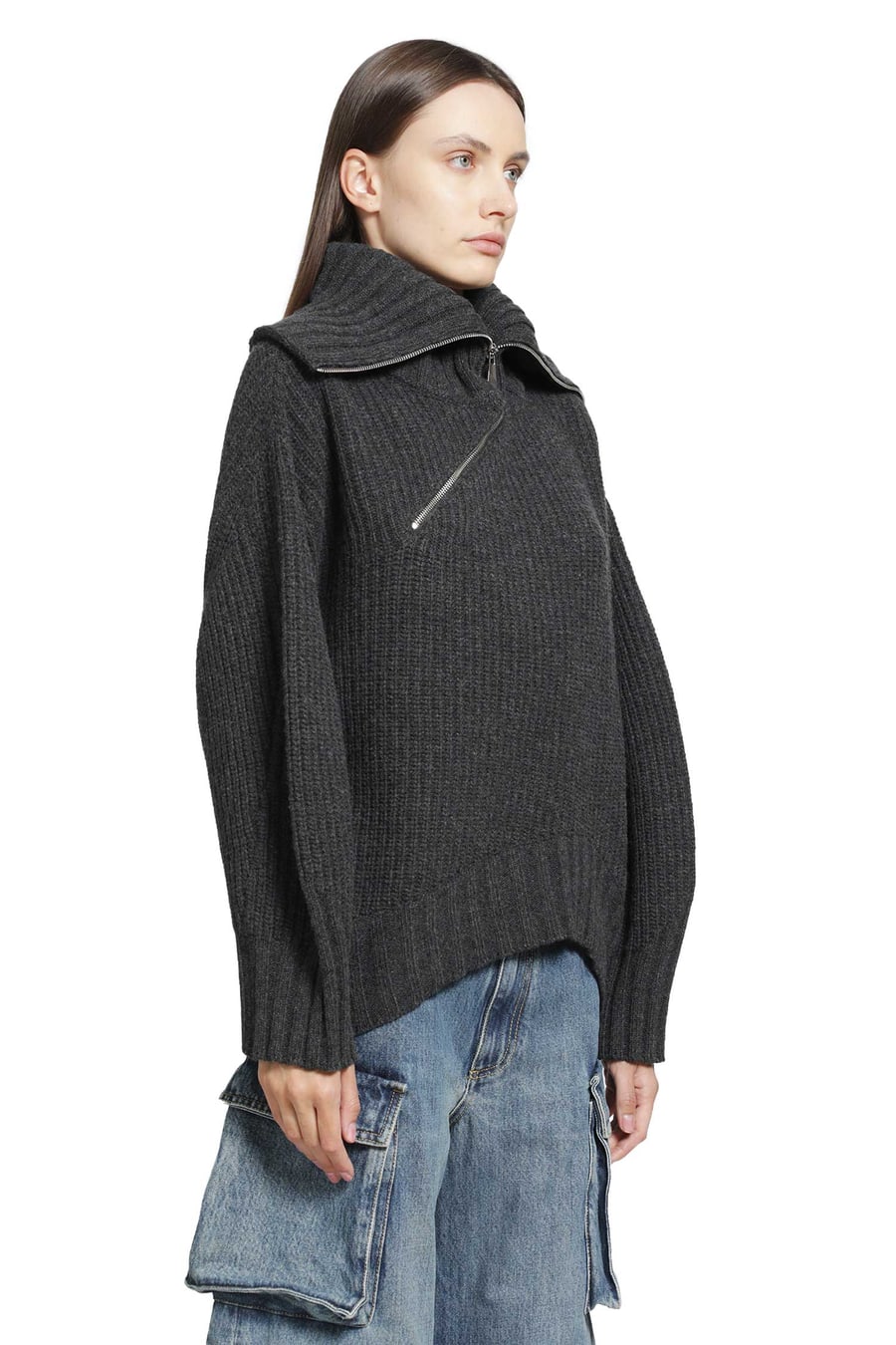 The Attico Wool Cashmere Sweater, view 3