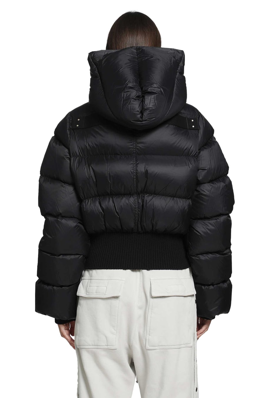 Rick Owens Tower Cinched Hooded Jacket, view 4