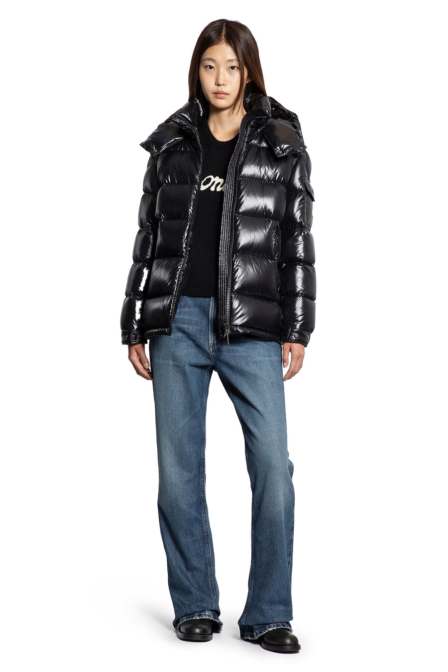 Moncler Maire Short Down Jacket, view 6