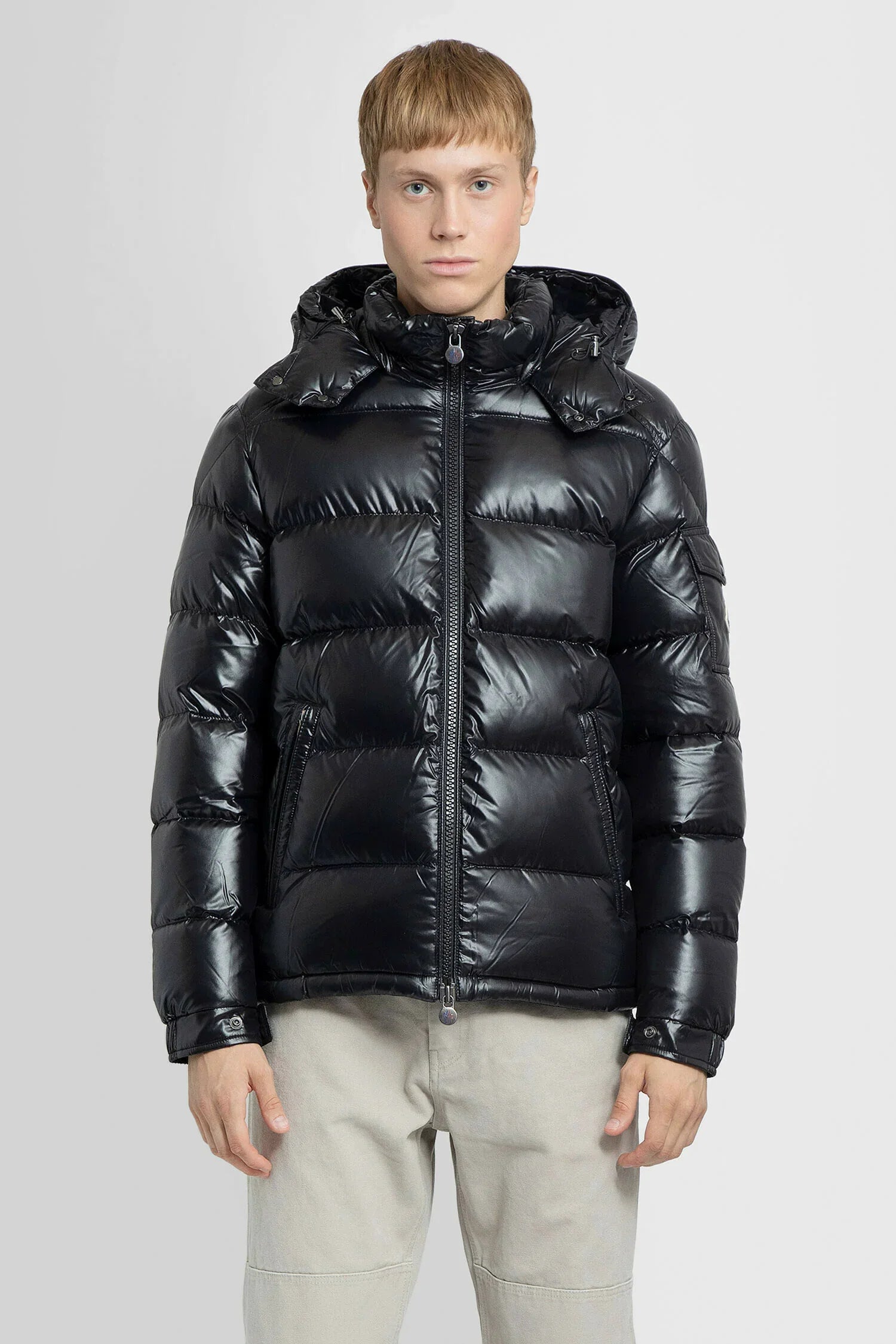 Moncler Maya Short Down Jacket, view 2