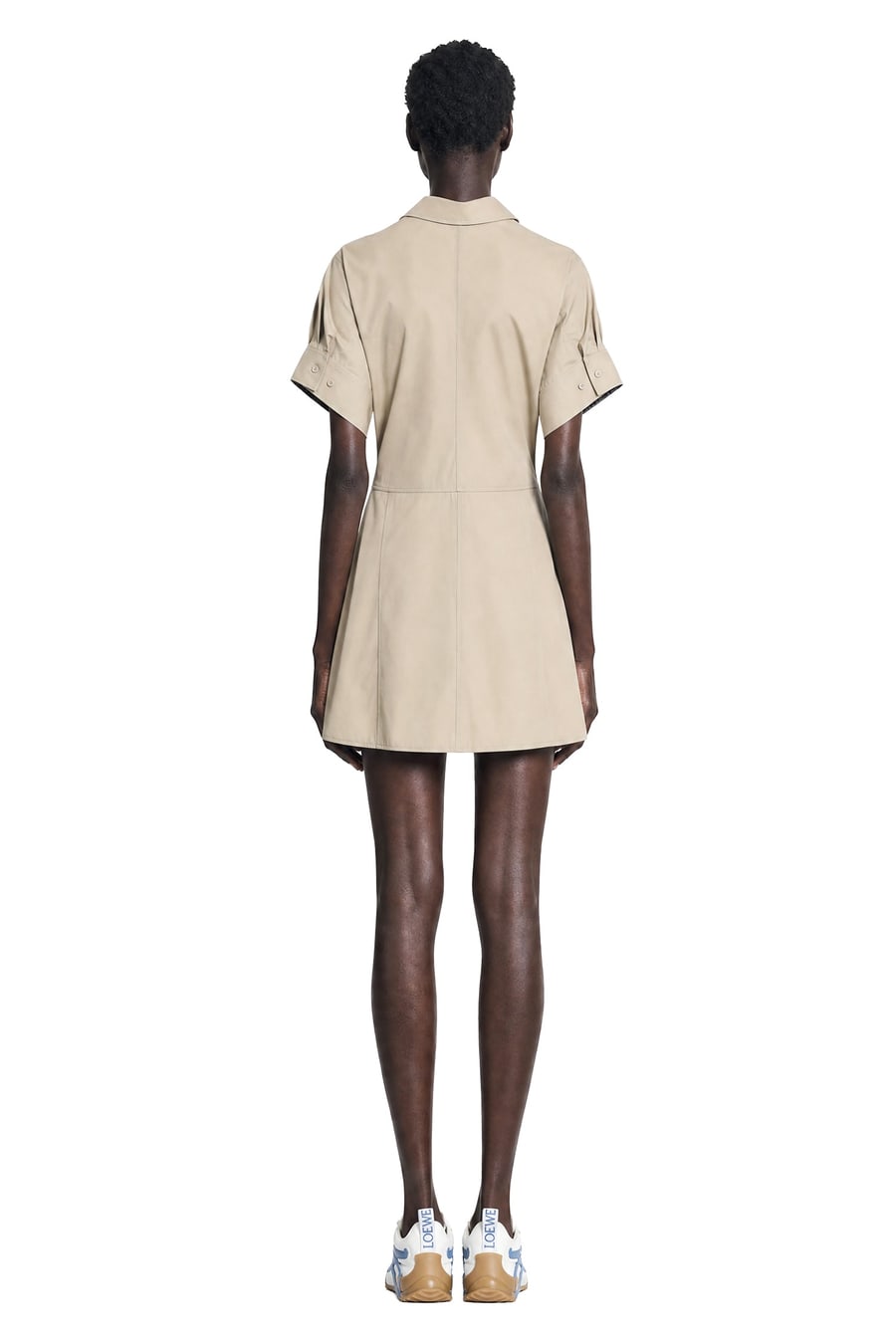 Loewe Dress in Cotton and Silk, view 4