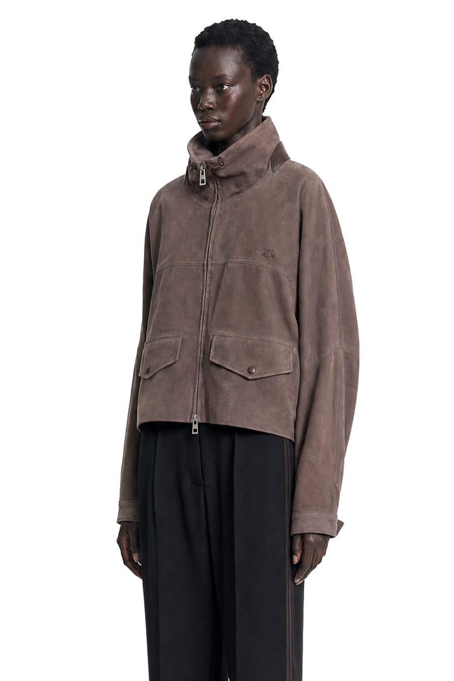 Loewe Jacket in Suede Goatskin, view 2