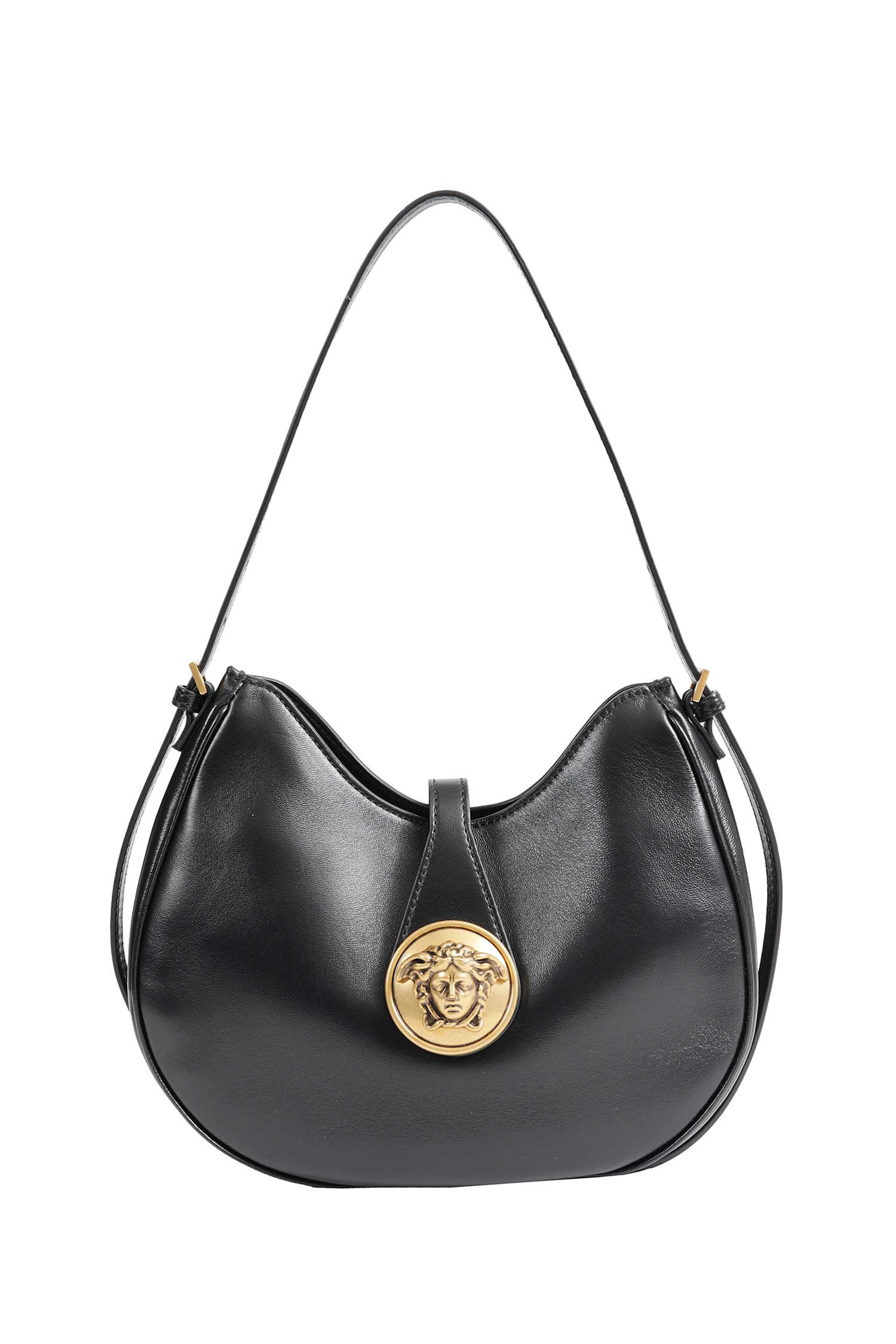 Versace Emblème Nappa Hobo Bag