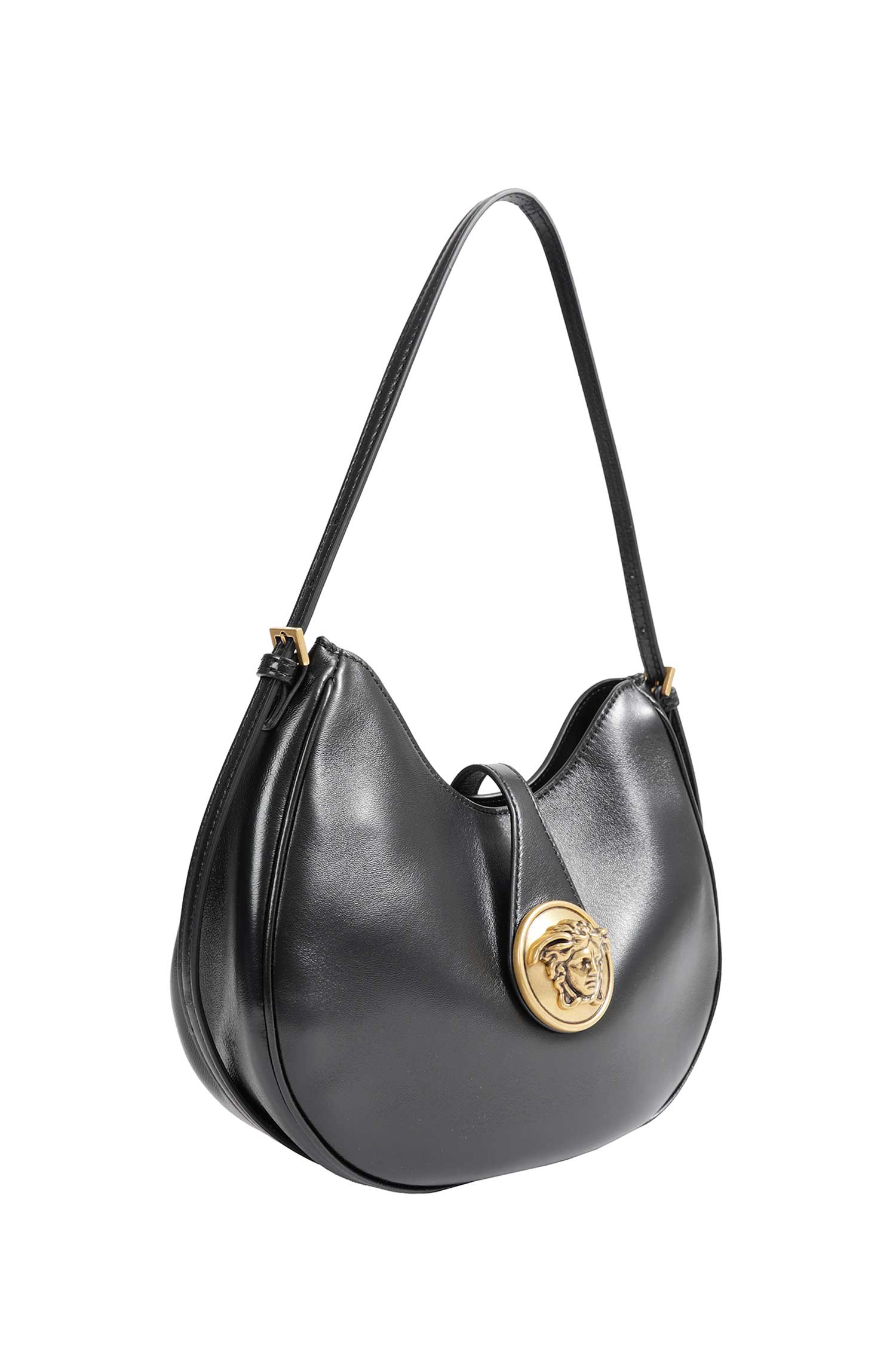 Versace Emblème Nappa Hobo Bag, view 2