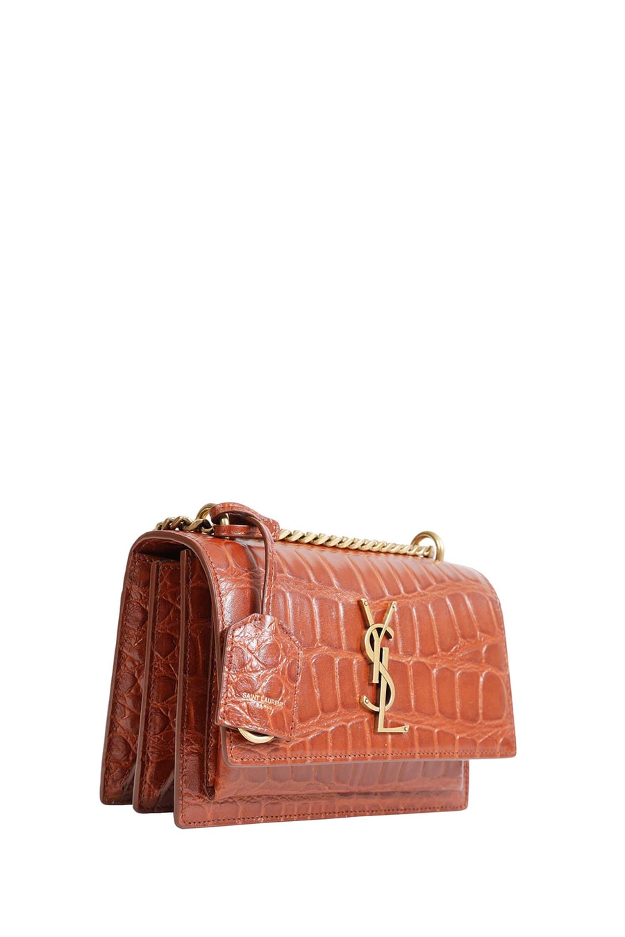 Saint Laurent Small Crocodile Sunset, view 2