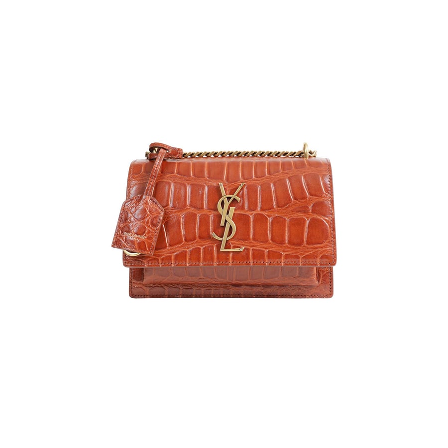 Saint Laurent Small Crocodile Sunset, view 4