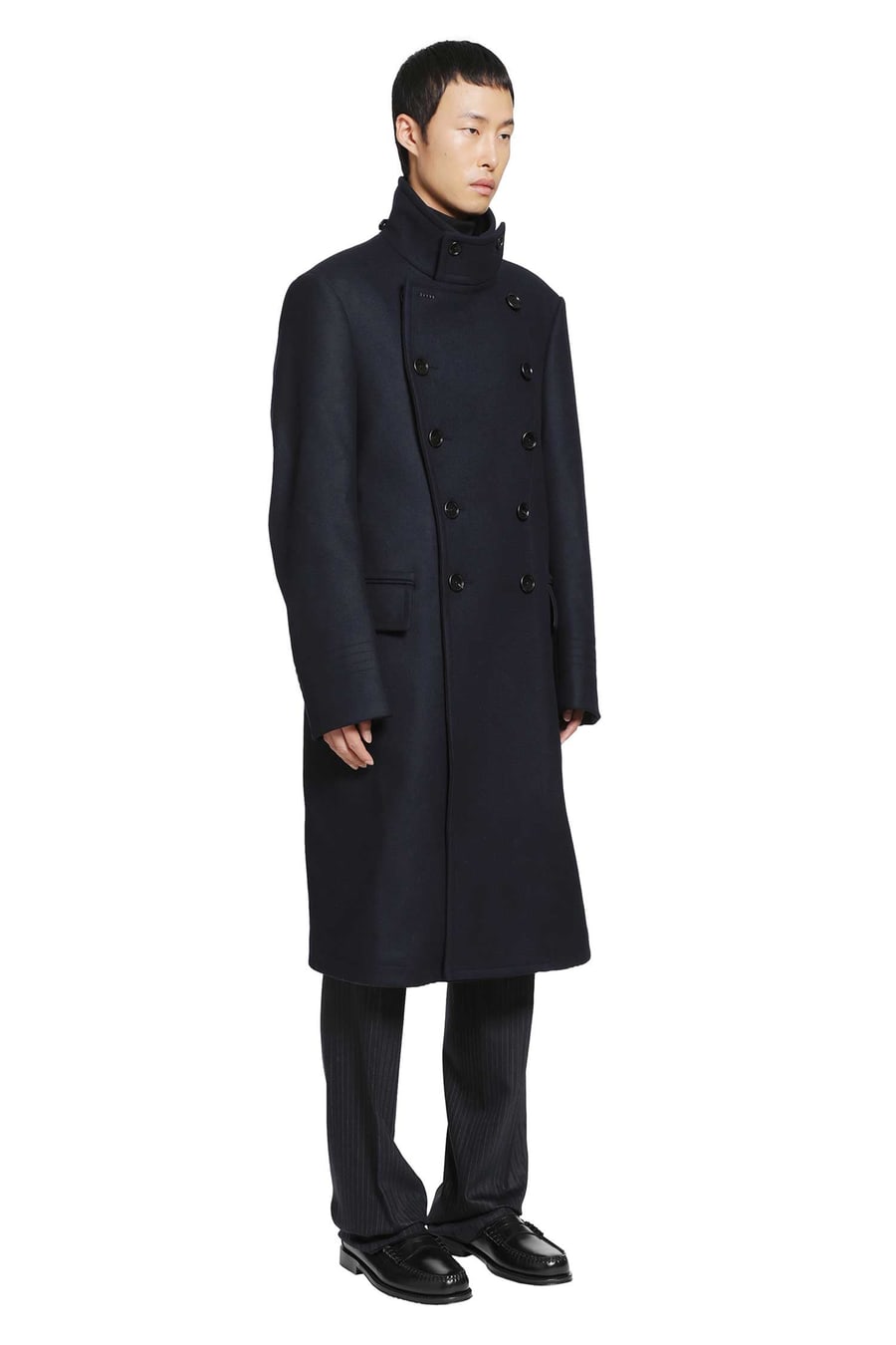 Tom Ford Japanese Wool Twill Military Coat, view 2