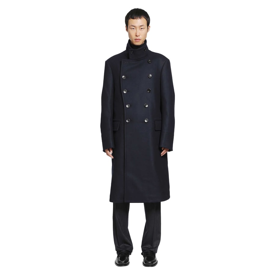 Tom Ford Japanese Wool Twill Military Coat, view 6