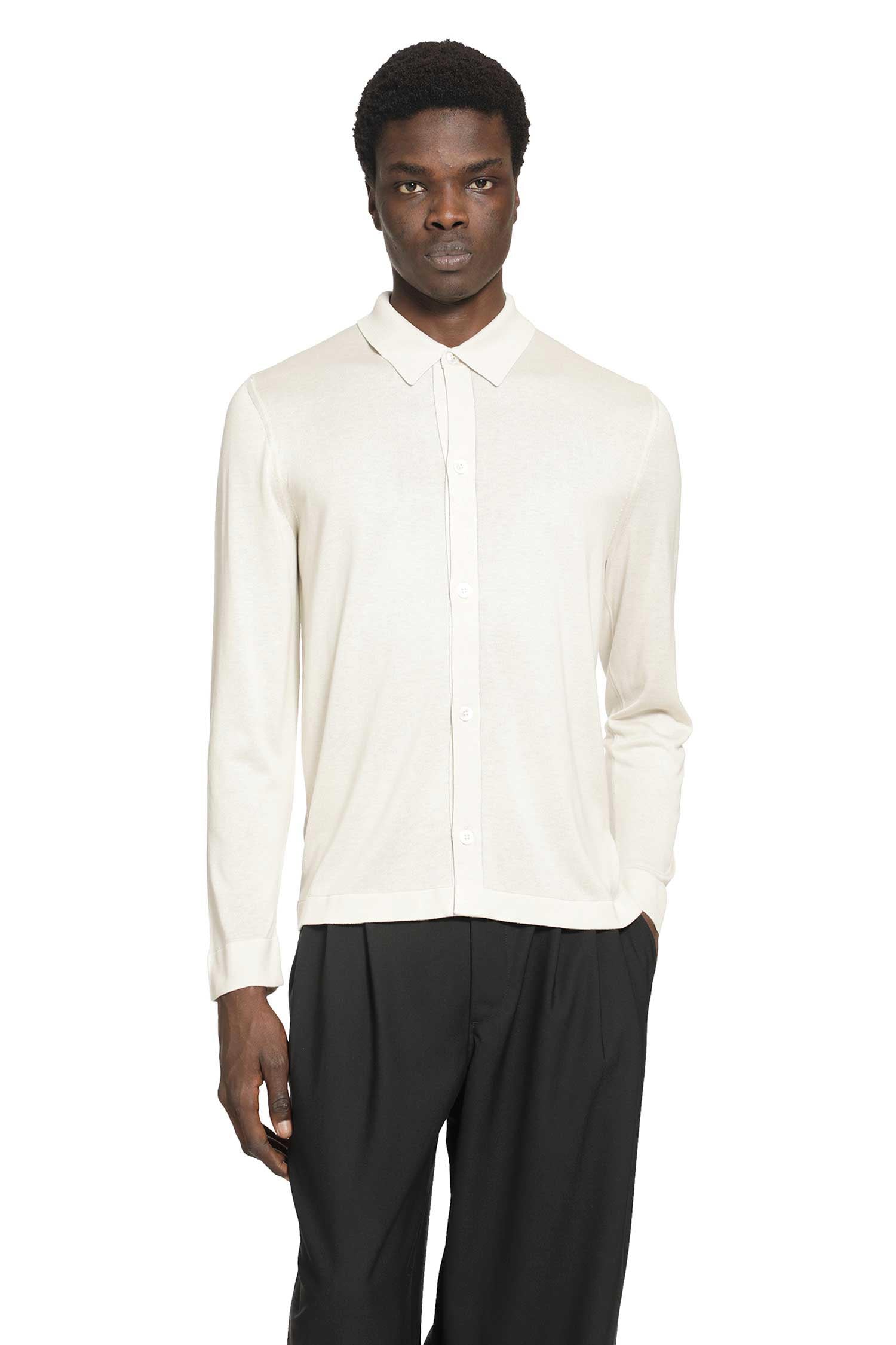 LARDINI Silk Knit Shirt