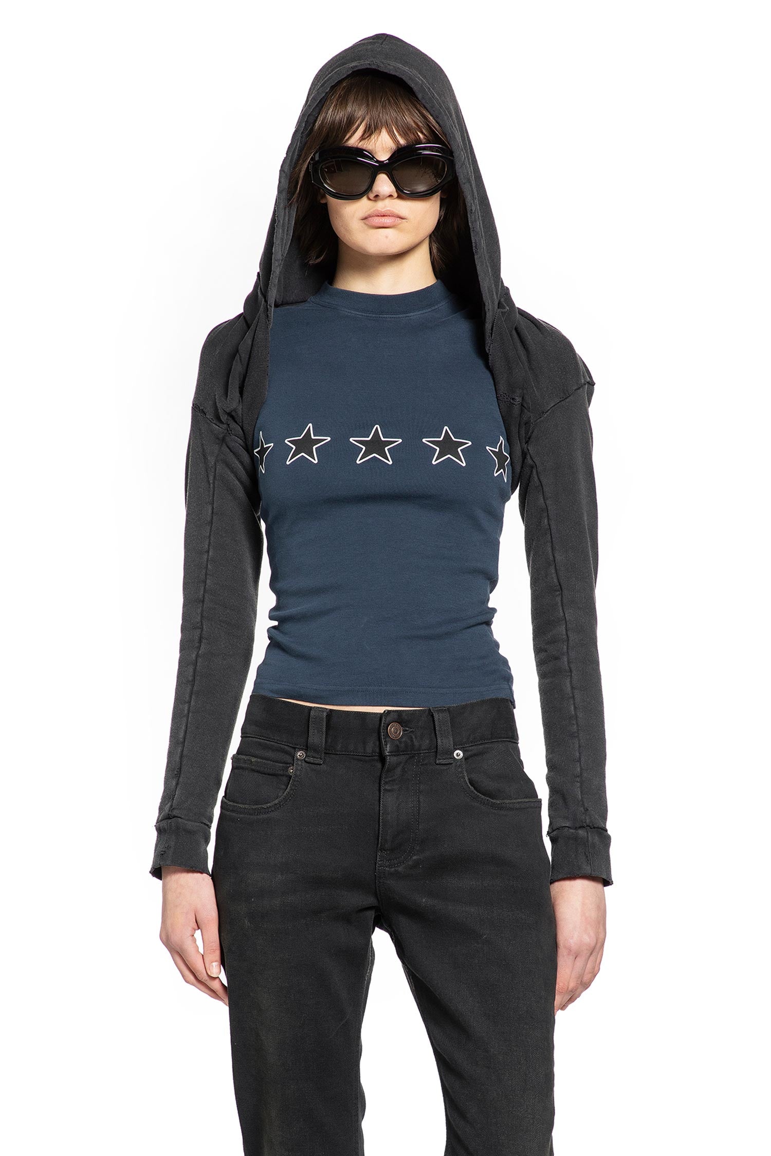 Balenciaga Cropped Hoodie