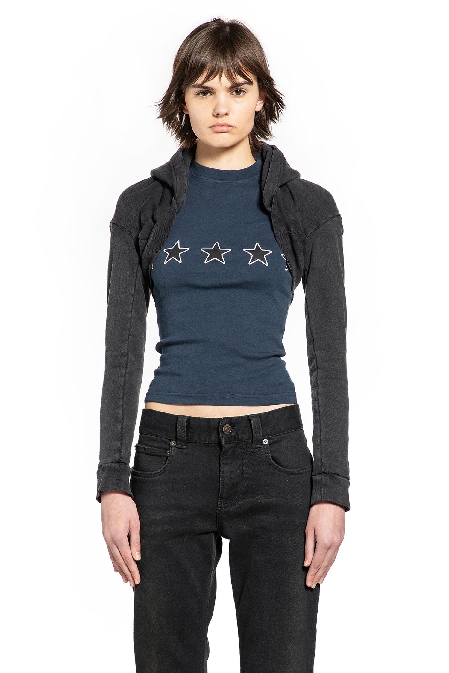 Balenciaga Cropped Hoodie, view 2