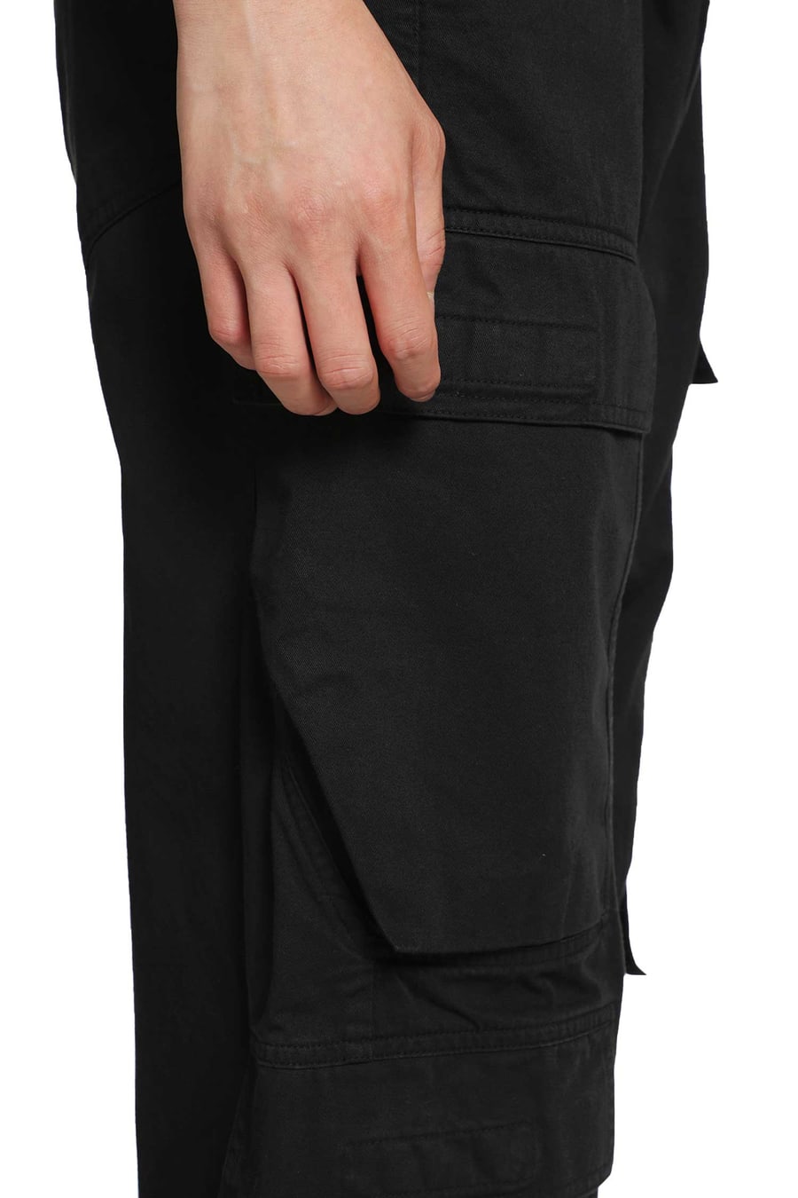 Rick Owens DRKSHDW Tower Double Cargo Jeans in Cotton Twill, view 5