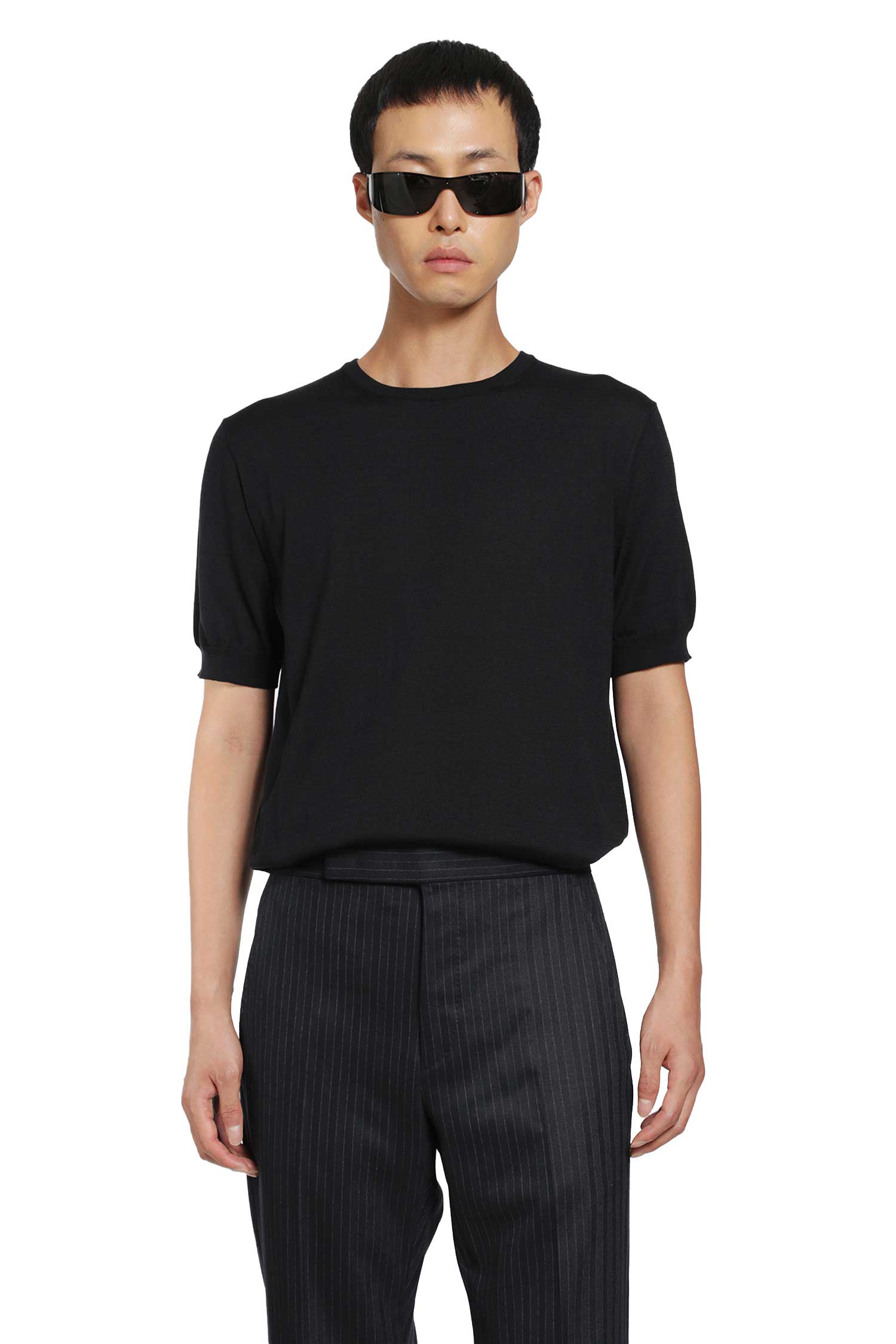 Giorgio Armani Silk Cotton Knit T-Shirt