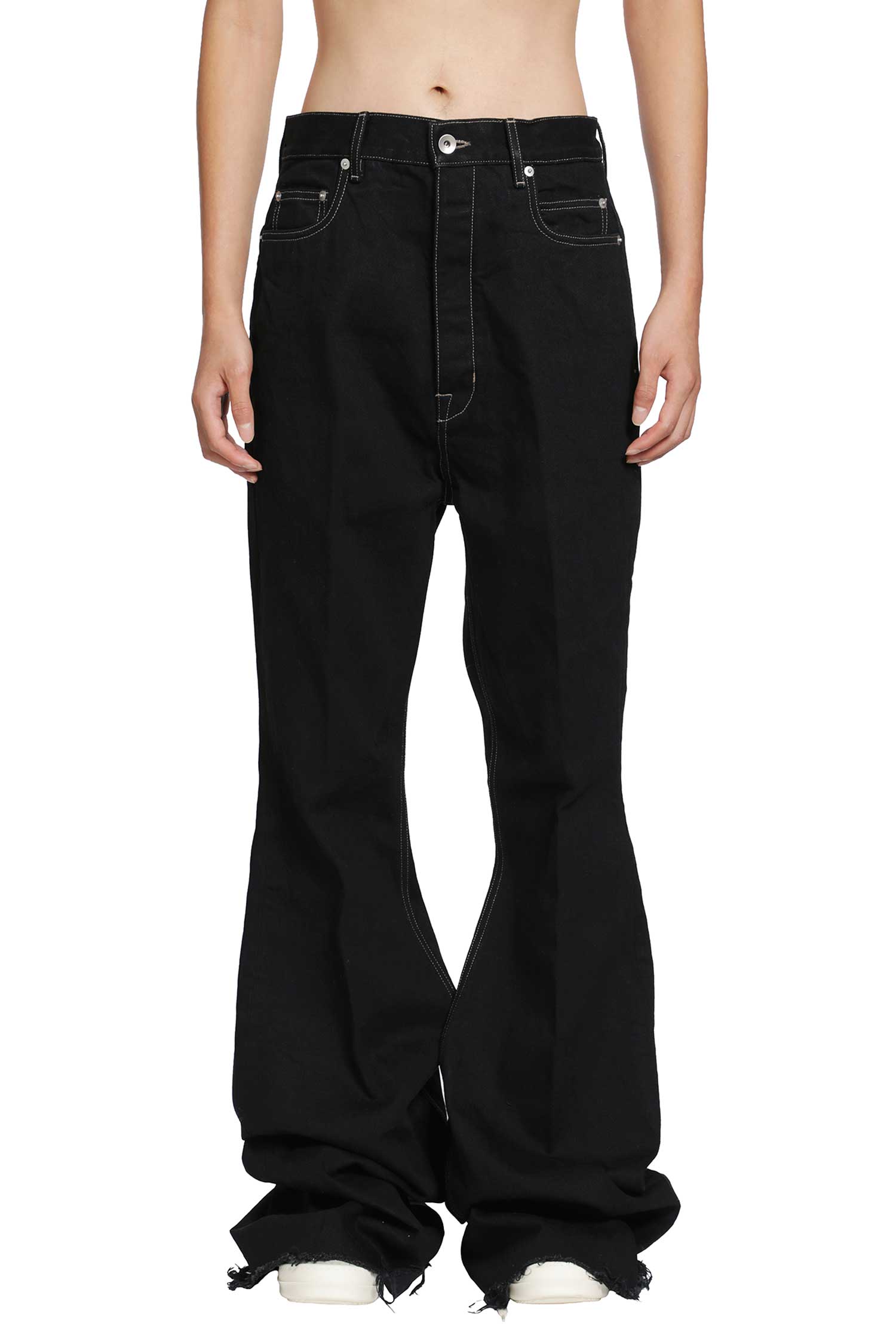 Rick Owens Tower Bolan Bootcut in 16oz Denim, view 2