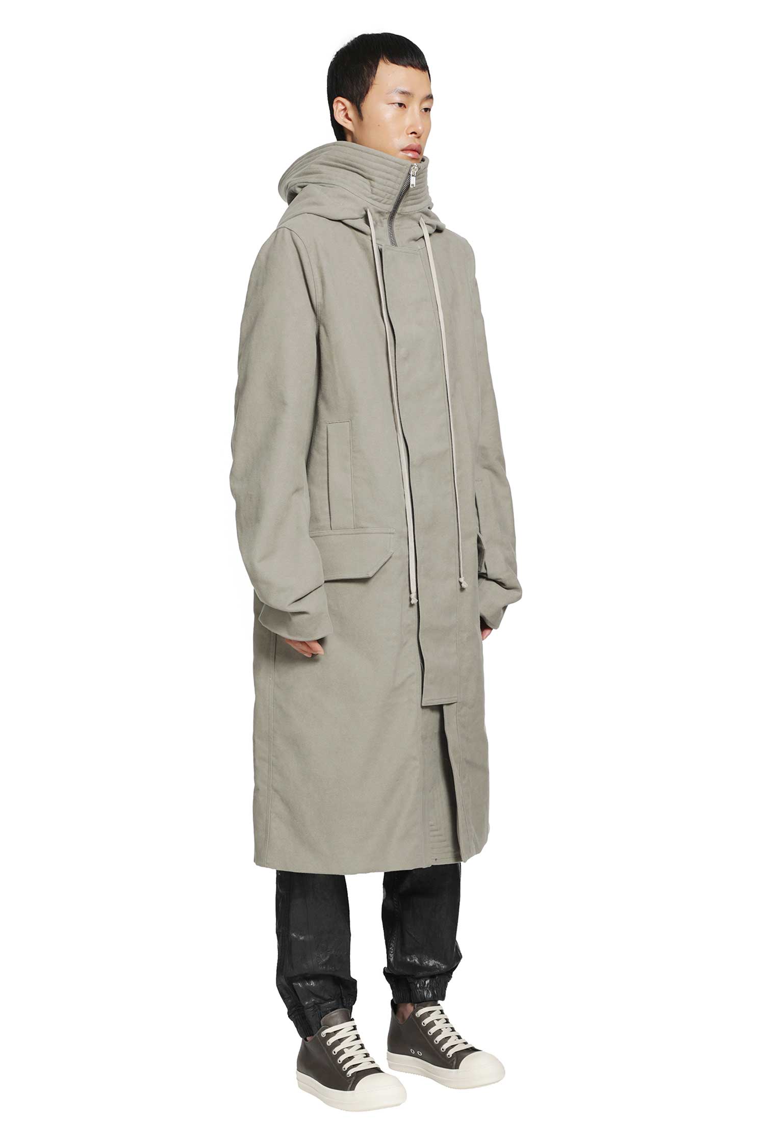 Rick Owens Tower Megaparka in Brushed Twill, view 2