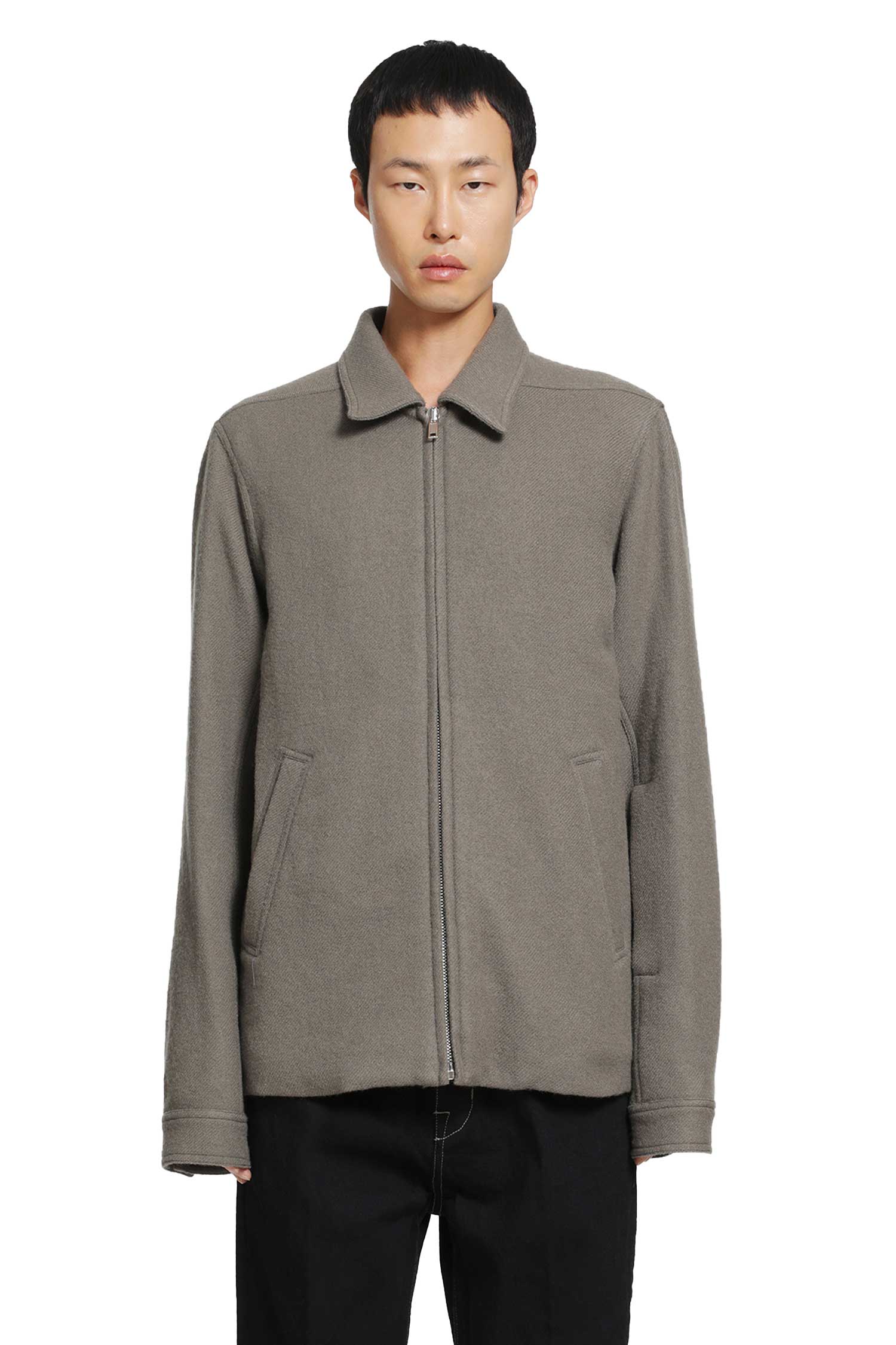 Rick Owens Brad JKT in Boiled Wool, view 2