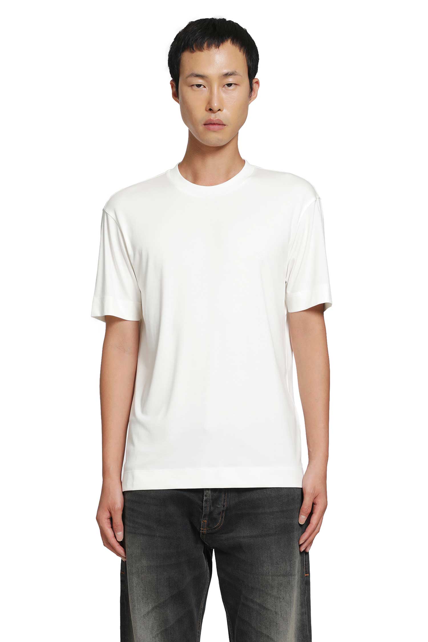 Emporio Armani Stretch Silk Modal T-Shirt